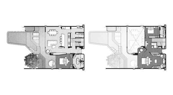 Apartment floor plan, 4 bedrooms in Hythe condominium No. 11023 (2D)